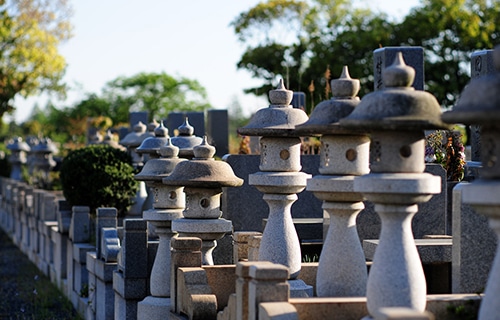 名刹寺院での墓石建立